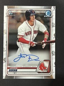 New Listing2020 Bowman Chrome Jarren Duran Auto Redc Sox **