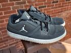 Nike Jordan 1 Flight Low Dark Grey White Mens Sneaker Shoes 350610-009 Size 11.5