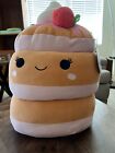 Sawtelle the Strawberry Pancake 16 inch Squishmallow NEW with Tag SHIPS FREE