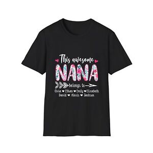 Custom T-Shirt for Grandma, Gift for Grandma, Mother's Day, Mimi, Nana