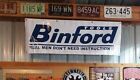 BINFORD TOOLS BLUE MAN CAVE 4' OUTDOOR DURABLE GARAGE SHOP BANNER