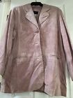 Terry Lewis Genuine Leather Pink Jacket