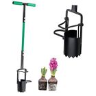 5-in-1 Lawn and Garden Tool, Updated Bulb Planter Long Handle for Digging,
