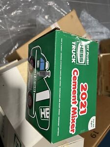 2021 CEMENT MIXER MY PLUSH HESS TRUCK WITH BOX Has Sound/lights For All Ages