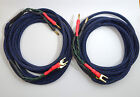 Audioquest GLC spread-spectrum speaker cables, banana to spade, pair, 12ft