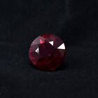 Stunning Natural Red Ruby CERTIFIED Loose Gemstone 10.10 Ct Diamond Round Cut.