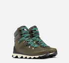 Sorel Kinetic Conquest NEW Green Gray Hiking Boots Alpine Tundra Boot Womens 7.5