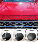 MATTE BLACK NISSAN FRONTIER 2022 2023 2024 RAISED FRONT GRILLE LETTERS US MADE (For: Nissan Frontier)