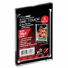 Ultra Pro Black Border One Touch Magnetic Holder UV Protection 35 pt Pack of 5