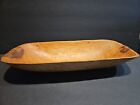 BEAUTIFUL VINTAGE FARMHOUSE HAND CRAFTED,CARVED WOOD  🪵 FRUIT BREAD BOWL 20