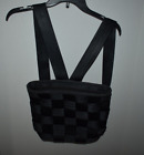 HARVEY'S SEATBELT BAG Backpack Black Woven. Adjustable straps. Footed.