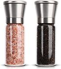 Upgraded Salt And Pepper Grinder Set Of 2 Packs Stainless Steel Pepper Grinder H