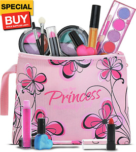 Real Washable Play Make up Set for Princess - Kids Makeup Kit for Girls Non Toxi