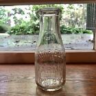 Pt Milk Bottle Fairfield Farms Bowman Baltimore MD Maryland Emb Ribbed 1925