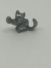 New ListingVintage Miniature Pewter Cat Figurine