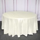 120-Inch Crinkle Accordion TAFFETA ROUND TABLECLOTH Wedding Party Decorations