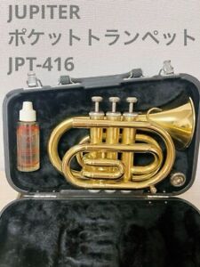Jupiter JPT-416  Pocket Trumpet Used with Hard Case from Japan mini Trumpet