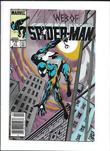 Web of Spider-Man #11 1985 Marvel Comics Bronze Age VF Beautiful Cover