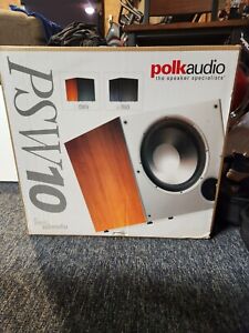 Polk PSW10 10” inch Powered Subwoofer, Up To 100 Watts (Black) New