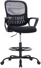 Drafting Chair Ergonomic Tall Home Office Standing Desk Chairs with Foot Ring