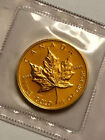 1988 Canada 1/2 oz 9999 Fine Gold Maple Leaf $20 Coin BU in Mint Seal