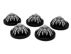 Giant Wolf Spiders Set of 5 Dungeons and Dragons Miniatures DnD Minis 28mm Lot