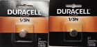 2 pcs. Genuine Duracell 3v lithium battery 1/3N DL1/3N CR1/3N 2L76  EXP: 03/2032