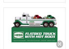 2022 Hess Flatbed Toy Truck with Hot Rods Lights & Sounds - New In Box