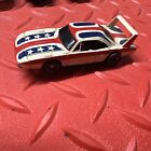 Tyco Pro II Plymouth Super Bird Red / White / Blue Slot Car