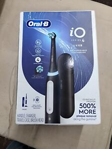 *NEW DAMAGED BOX* Oral-B iO Series 4 Electric Toothbrush - Matte Black Free Ship