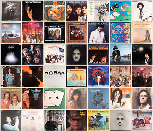 $6.95 CLASSIC ROCK, COUNTRY, FOLK LPs Record Albums You Choose - Qty. Discounts