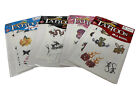 temporary tattoos 60 pieces lots of 4 different design