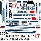 1/72 BSModelle Decals Antonov An-12 Aeroflot 80-th