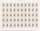 PORTUGUESE INDIA 1956 9Rs. APONSO DE ALBUQUERQUE COMPLETE SHEET OF 50 STAMPS.