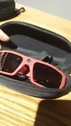 New red GO VISION PRO 1080p HD  Camera Glasses Video Recording Sport Sunglasses