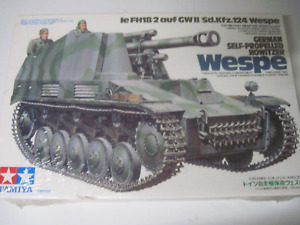 Tamiya   1/35  German  Howitzer  Sd.Kfz. 124  Wespe Tank   Model  Kit      NEW