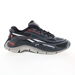 Reebok Zig Kinetica 2.5 Mens Gray Synthetic Lace Up Athletic Running Shoes