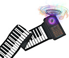 New Listing61 Keys Portable Piano Electric Piano Keyboard Hand Roll Piano Roll up Keyboard