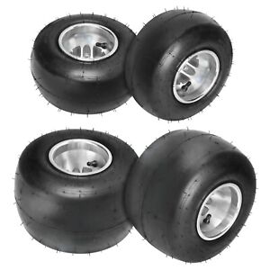 Go-Kart Wheels hub Tire slick tyres front & Rear 10X4.50-5 11x7.10-5