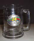 NASCAR Jeff Gordon Winston Cup Two Time Champion Glass Beer Stein Mug  1995 1997