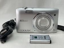 [Near Mint] NIKON COOLPIX S3500 20.0MP Compact Digital Camera 7x wide zoom #590