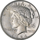 1924-S Peace Dollar Great Deals From The Executive Coin Company