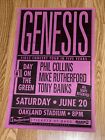 Genesis Phil Collins Oakland Stadium ORIGINAL Concert Poster