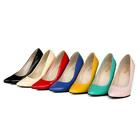 Womens Sexy Pumps High Heels Shiny Patent Leather Wedding Shoes Pointy Toe New