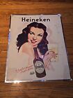 Vintage Style Heineken Beer Advertisement Metal Tin Sign Bar Décor Size 20