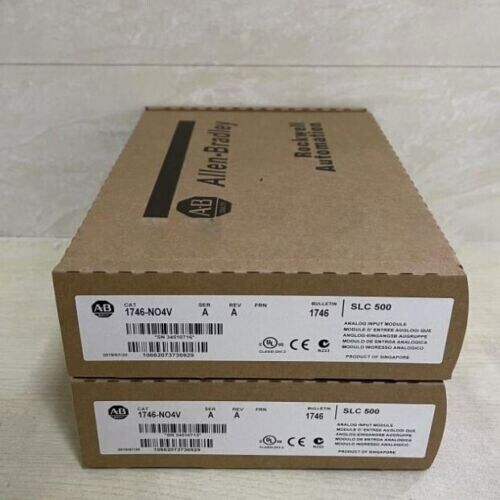 New Factory Sealed AB 1746-NO4V SER A SLC 500 PLC Analog Output Module 1746NO4V