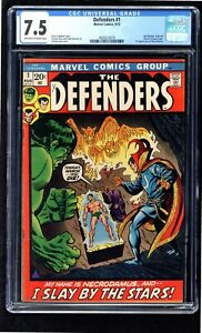 The Defenders #1 CGC 7.5  1st app Necrodamus Marvel August 1972