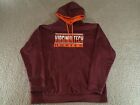 Virginia Tech Hokies Hoodie Mens 2XL Fleece Lined Sweatshirt Pullover VT NWT