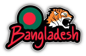 Bangladesh Tiger Car Bumper Sticker Decal