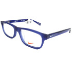 Nike Kids Eyeglasses Frames 5014 430 Matte Blue Rectangular Full Rim 49-15-135
